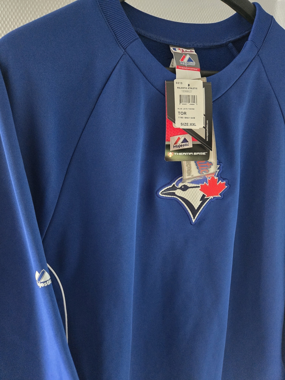 Toronto Blue Jays Majestic Navy Pullover Sweatshirt - Picture 1 of 16